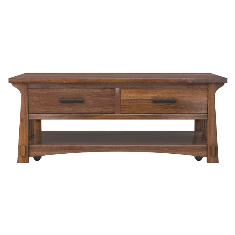 A-America Eldora Cocktail Table in Hickory