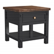 A-America Stormy Ridge End Table in Hickory