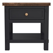 A-America Stormy Ridge End Table in Hickory