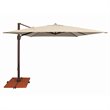 Simply Shade Bali Pro Starlight Umbrella w/ Cross Bar Stand in Bronze/Beige