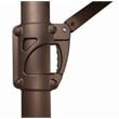 Simply Shade Bali Fabric Umbrella with Cross Bar Stand in Bronze/Navy
