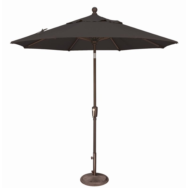 SimplyShade Catalina Patio Umbrella in Black Cymax Business