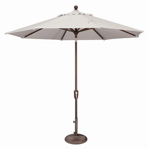 simply shade catalina 9' octagonal push button tilt sunbrella patio umbrella