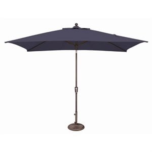 Simply Shade Catalina 120&quot Octagon Push Button Tilt Umbrella in Bronze/Navy