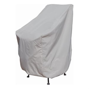 SimplyShade Polyester Protective Cover for Stack Of Chair/Bar Stools in Gray