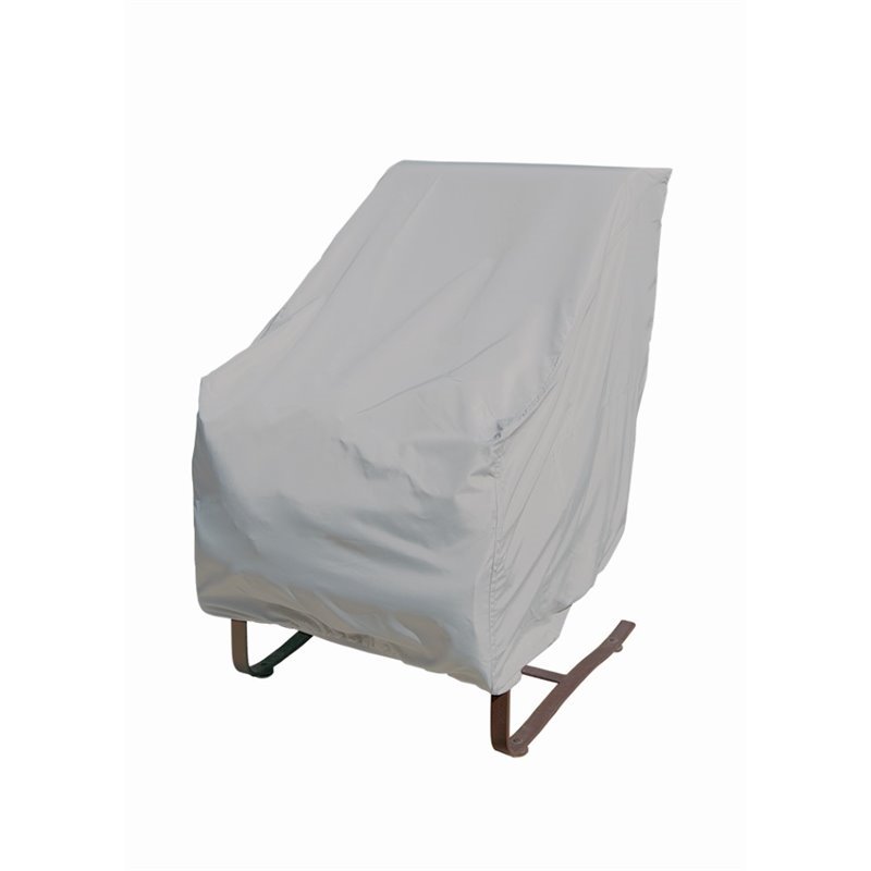 Simplyshade High Back Patio Chair Cover In Gray Sscpl112 Simplyshade High Back Patio Chair Cover In Gray