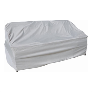 SimplyShade Polyester Protective Cover for Sofa with Elastic in Gray