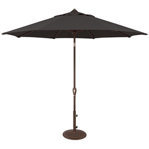 simply shade aruba 9' octagonal auto tilt solefin patio umbrella
