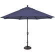 Simply Shade Catalina Octagon Push Button Tilt Umbrella in Black/Blue Sky