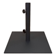 Simply Shade Madura Modern Steel Metal Umbrella Base in Black Finish