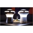 SimplyShade EVO Dual Umbrella Light & Sound Pod with Bluetooth Speaker - White