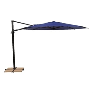 Maldives 11' Octagonal Cantilever Umbrella with Cross Bar Stand in Blue Sky