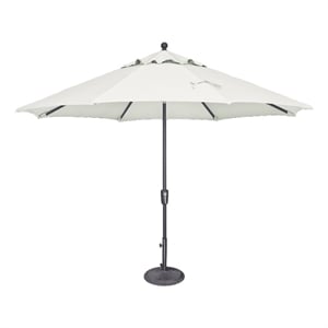 Simply Shade Catalina 11' Octagon Push Button Tilt Umbrella in Natural