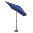 SimplyShade Catalina 6.6' x 10' Rectangle Push Button Tilt Patio Umbrella in Navy
