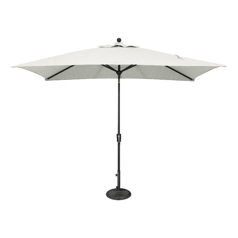 SimplyShade Catalina 6.6' x 10' Rectangle Push Button Tilt Patio Umbrella in Natural