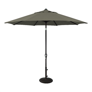 SimplyShade Aruba 9' Octagonal Auto Tilt Patio Umbrella in Taupe