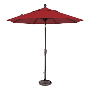Simply Shade Catalina 7.5' Octagon Push Button Tilt Umbrella in Really Red
