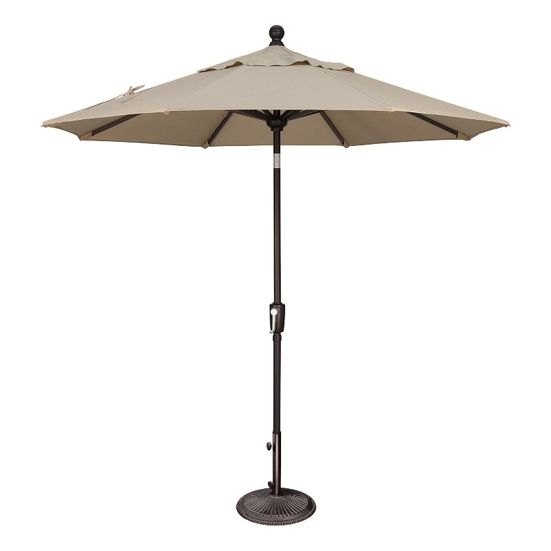 Simply Shade Catalina 7.5' Octagon Push Button Tilt Umbrella in Beige