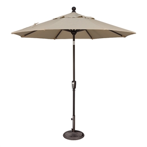 Simply Shade Catalina 7.5' Octagon Push Button Tilt Umbrella in Beige