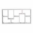 Furniture of America Adeo Contemporary Wood 10-Shelf Bookcase in White