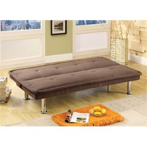 Furniture of America Caden Microfiber Sleeper So..