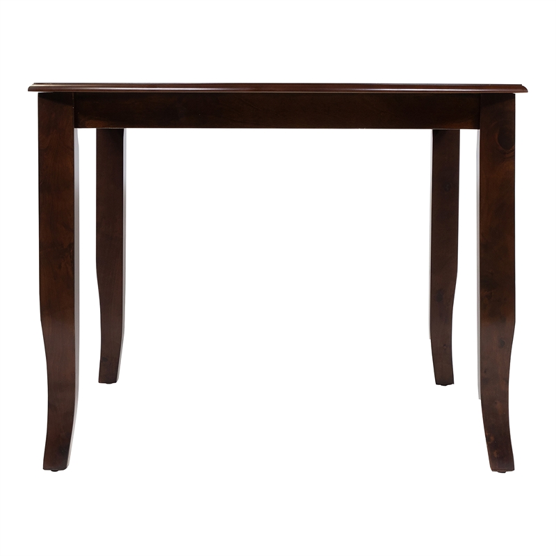 Furniture of America Arriane Wood 7-Piece Dining Set in Dark Cherry and Espresso