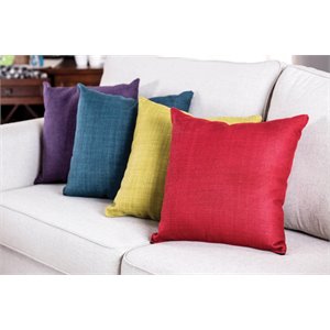 Furniture of America Dawson Fabric Loveseat in Beige