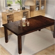Furniture of America Arlen Wood Extendable Dining Table in Dark Cherry