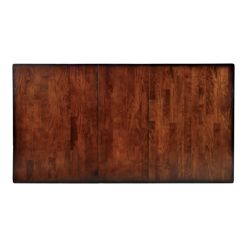 Furniture of America Arlen Wood Extendable Dining Table in Dark Cherry