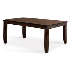 Furniture of America Arlen Wood Extendable Dining Table in Dark Cherry