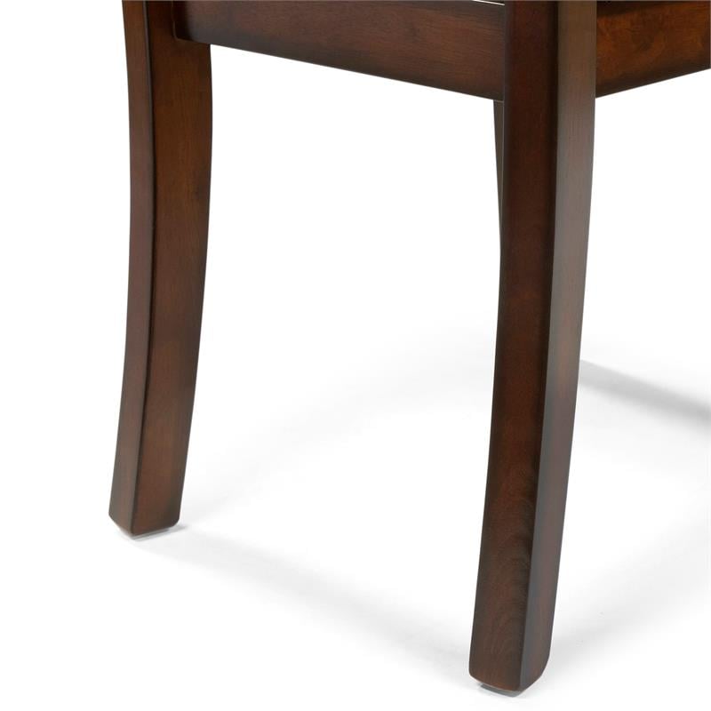 Furniture of America Arlen 9-Piece Wood Extendable Dining Set in Dark Cherry