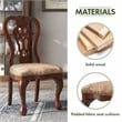 Furniture of America Wilson Wood Padded Dining Chair in Brown Cherry (Set of 2)