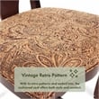 Furniture of America Wilson Wood Padded Dining Chair in Brown Cherry (Set of 2)