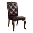 Furniture of America Ramsaran 7-Piece Brown Cherry Round Wood Dining Set