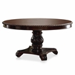 Furniture of America Ramsaran 7-Piece Brown Cherry Round Wood Dining Set