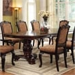 Furniture of America Ramsaran Wood Extendable Dining Table in Brown Cherry
