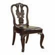 Furniture of America Ramsaran Solid Wood 9-Piece Extendable Dining Set in Cherry