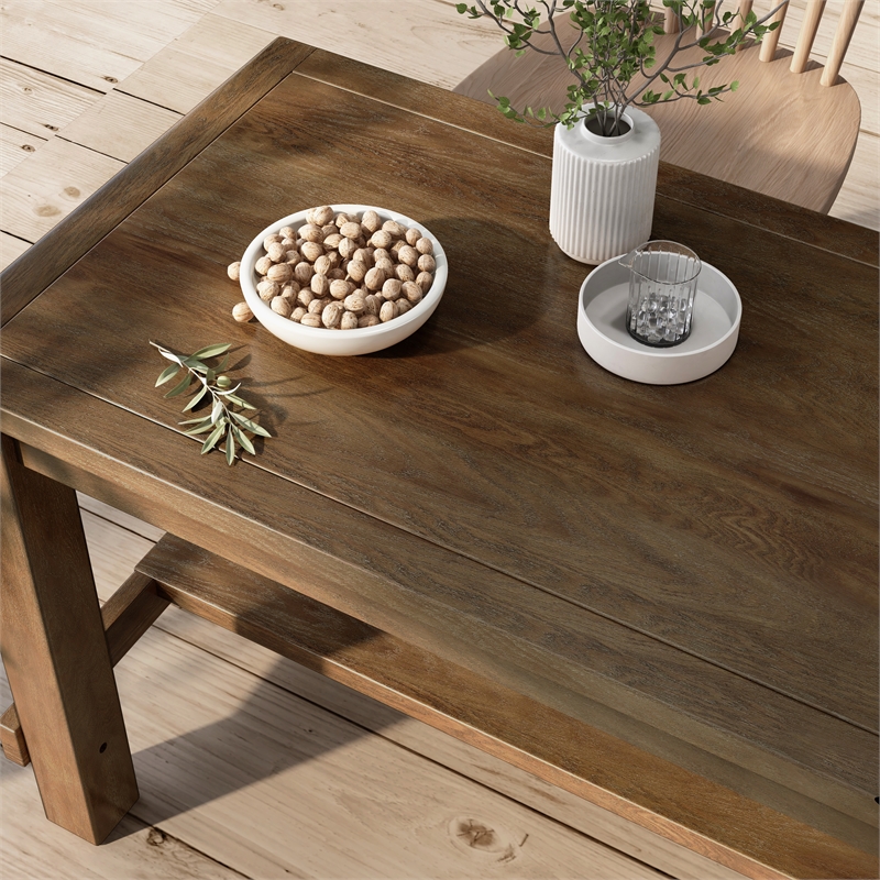 Furniture of America Sinuata Wood 60