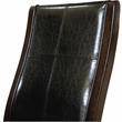 Furniture of America Egnew Faux Leather Padded Bar Stool in Black (Set of 2)