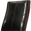 Furniture of America Egnew Faux Leather Padded Dining Chair in Black (Set of 2)