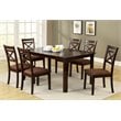 Furniture of America Dien Wood 7-Piece Dining Table Set in Espresso