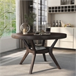 Furniture of America Urbani Contemporary Wood 1-Shelf Dining Table in Espresso