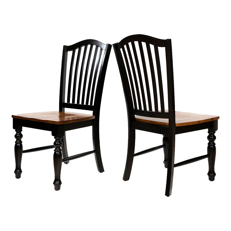 Furniture of America Sallie Wood 7 Piece Extendable Dining Set in Black