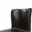Furniture of America Omura Faux Leather Counter Stool in Black (Set of 2)
