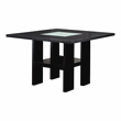 Furniture of America Jalen Wood 7-Piece Counter Dining Set with LED in Black