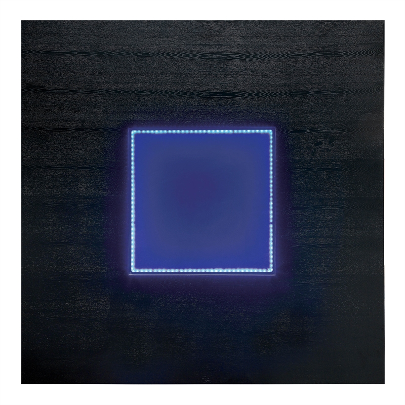 Furniture of America Jalen Wood 9-Piece Counter Dining Set with LED in Black