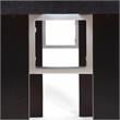 Furniture of America Jalen Wood 7-Piece Dining Set with LED in Black