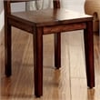 Furniture of America Hagrid Wood Dining Chair in Tobacco Oak (Set of 2)