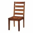 Furniture of America Hagrid Wood Dining Chair in Tobacco Oak (Set of 2)