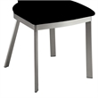 Furniture of America Lopez Stainless Steel Dining Chair in Silver (Set of 2)